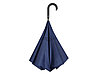 Зонт-трость наоборот Inversa, полуавтомат, темно-синий, фото 8