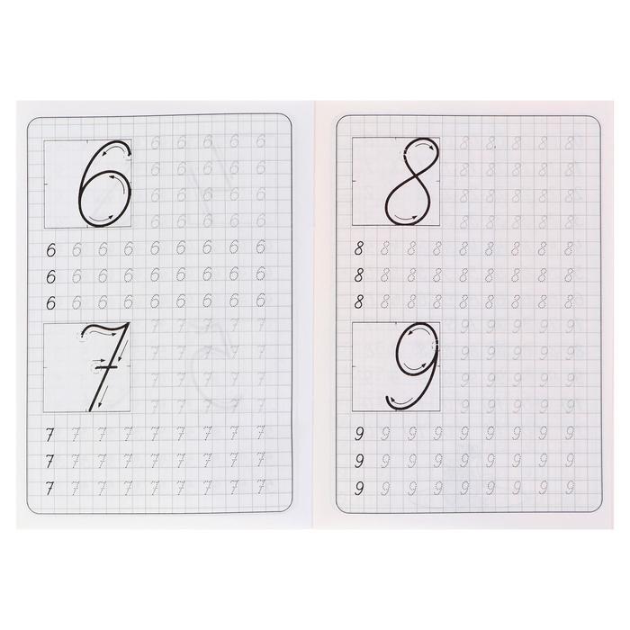 Каллиграфические прописи для малышей «Пишем буквы и цифры» (id 107404202)