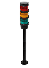 Светодиодная сигнальная колонна диаметром 70 мм TL70B-024-RYG-455