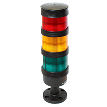 Светодиодная сигнальная колонна диаметром 70 мм TL70B-220-RYG-55