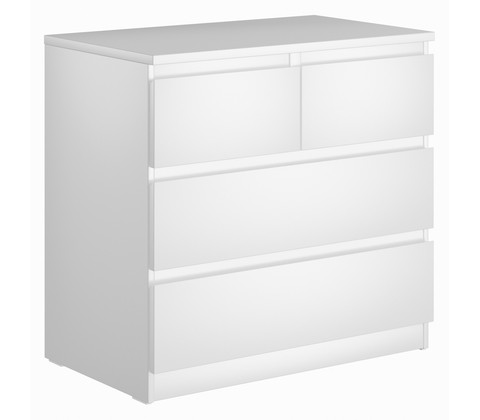 Мальта комод 2+2 ящика 80х76 белый, фото 1