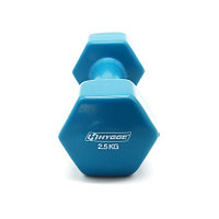 Гантель гексагональная 2.5 кг. с виниловым покрытием HYGGE