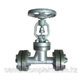 Клапан (вентиль) запорный 15с52нж стальной фланцевый  Ду 150 Ру 63, фото 1