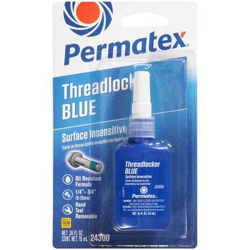 PERMATEX Фиксатор резьбы для замаслянных соединений, синий, 10 мл.