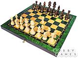 Набор классических игр "Малахит": Шахматы, шашки и нарды (400x200x55), фото 2