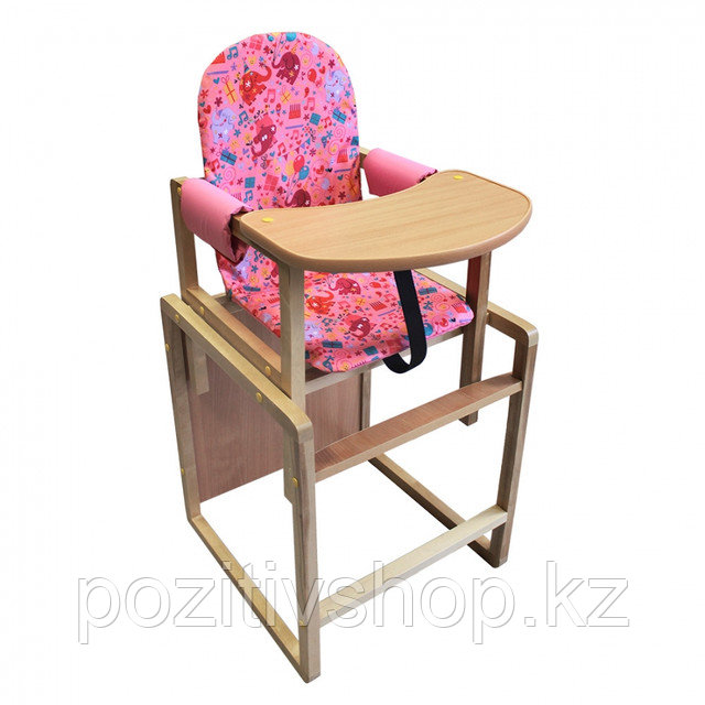 Стул-стол для кормления Сенс-М СТД 07 розовый