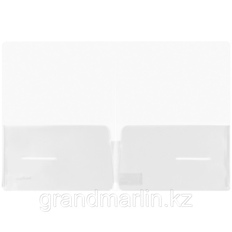 Папка-уголок Berlingo, А4, 180мкм, 2 внутренних кармана, прозрачная бесцветная - фото 2 - id-p107410704