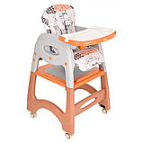 Детский стул-трансформер для кормления Pituso Carlo Brown, фото 7