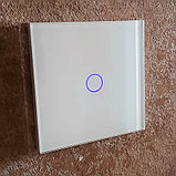 Беспроводной проходной выключатель WiFi + RF с панелью RF433 белая, фото 3
