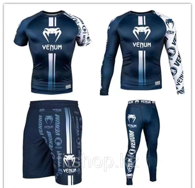 Рашгард Venum  ( комплект верх + низ+ шорты ) 4 в 1  на 4-16 лет
