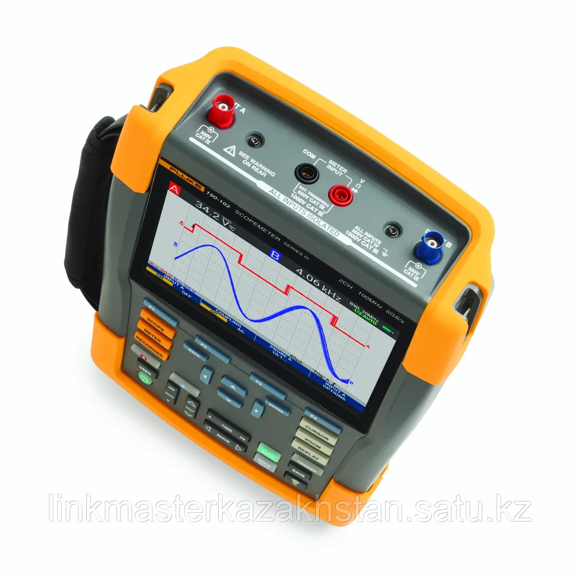 Fluke ScopeMeter 190-102-III-S - осциллограф цифровой, 100 МГц, 2 канала, III серия - фото 2 - id-p107410948