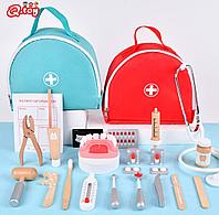 Деревянный игровой набор Стоматолог