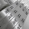 Сатиновые бирки премиум класса для одежды, фото 4