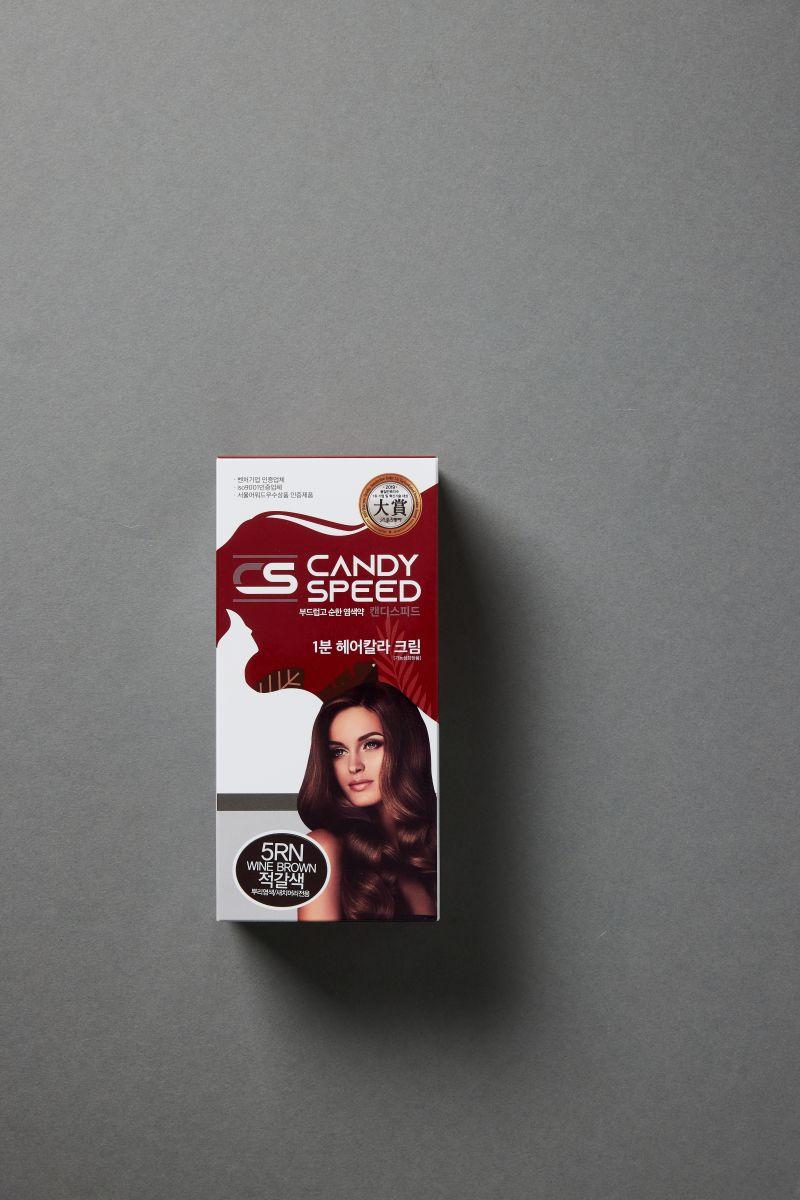 Экспресс-краска для волос Сandy Speed, 1 Minute Hair Color Cream (60 мл x 2)