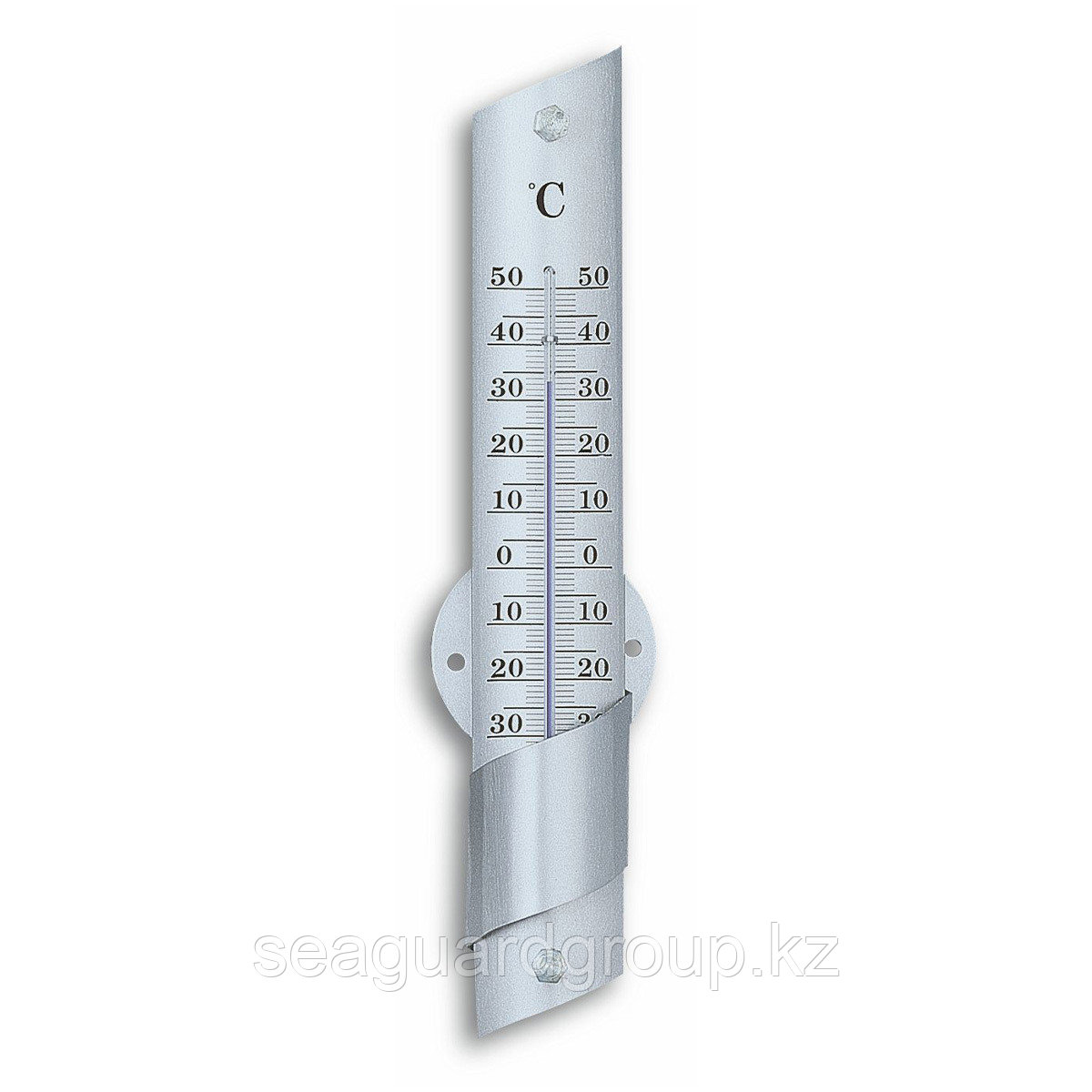 Термометр комнатный/наружный из алюминия - фото 1 - id-p107415306