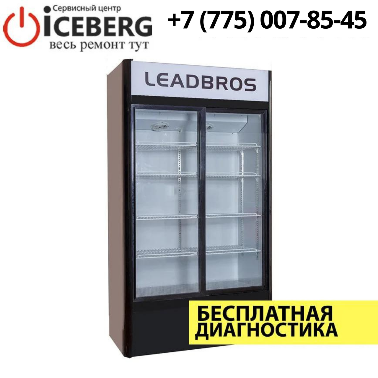 Ремонт торгового-промышленного холодильника Leadbros в Алматы
