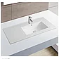 Раковина врезная белая 9090EL, фото 2