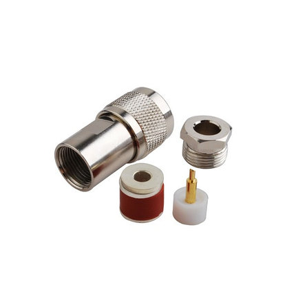 ВЧ разъем N-male для кабеля RG-58 под пайку, фото 2