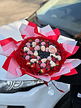 Клубника в шоколаде с цветами L, фото 2
