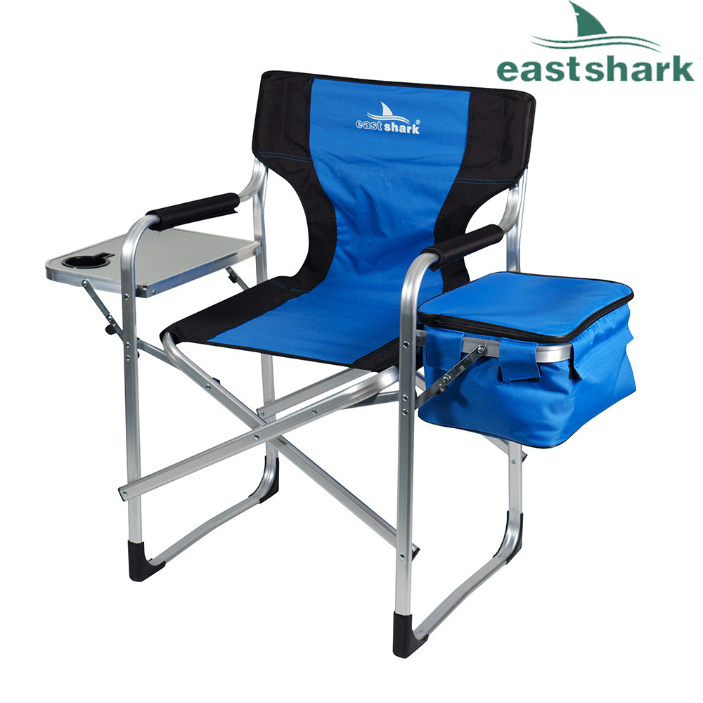 Кресло ES-932 синее с термосумкой и столиком - фото 1 - id-p107418800