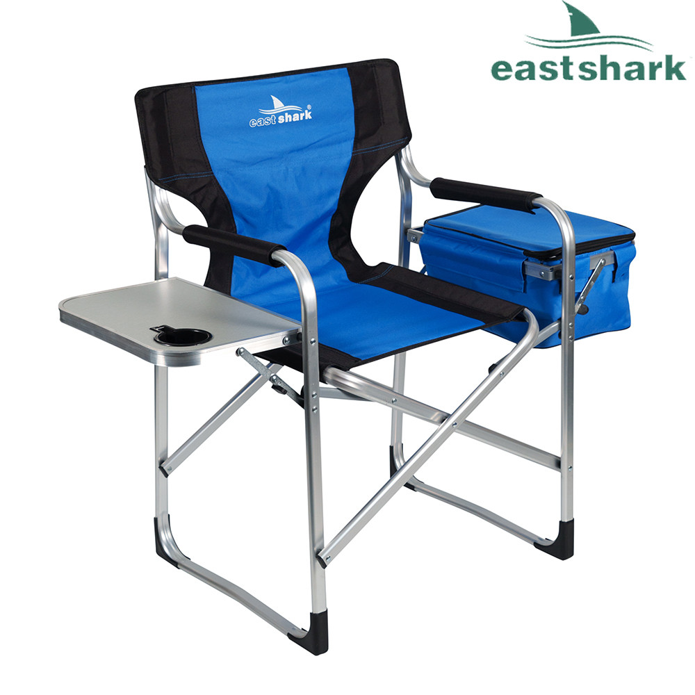 Кресло ES-932 синее с термосумкой и столиком - фото 2 - id-p107418800