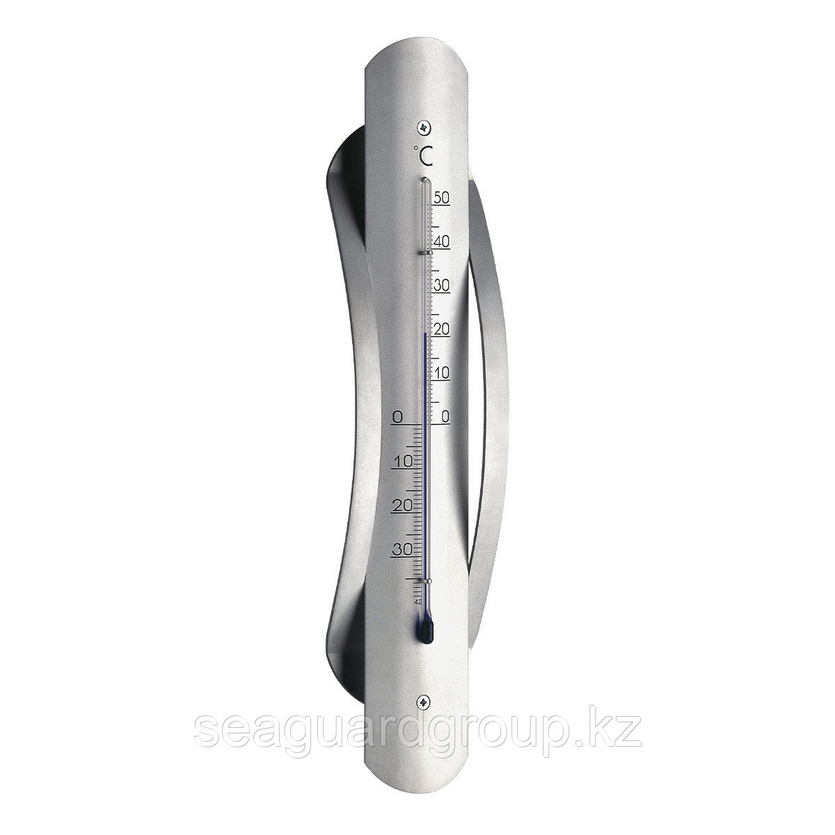 Аналоговый комнатный/наружный термометр из алюминия - фото 1 - id-p107418826