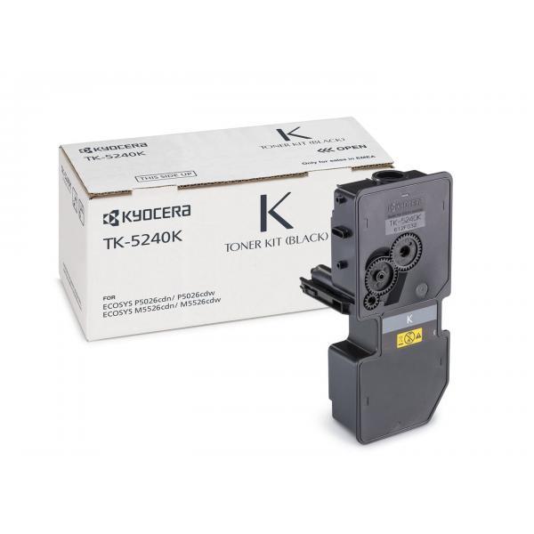 Kyocera 1T02R70NL0 Тонер-картридж TK-5240K, Black , 4 000 стр. для P5026cdn/cdw, M5526cdn/cdw - фото 1 - id-p107419307