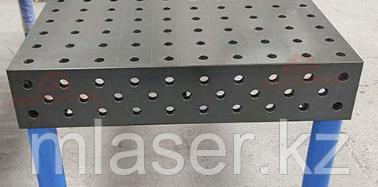 Стол сварочный 3D - 1500*1000*150мм, диаметр отверстия 16мм, шаг 50мм ...