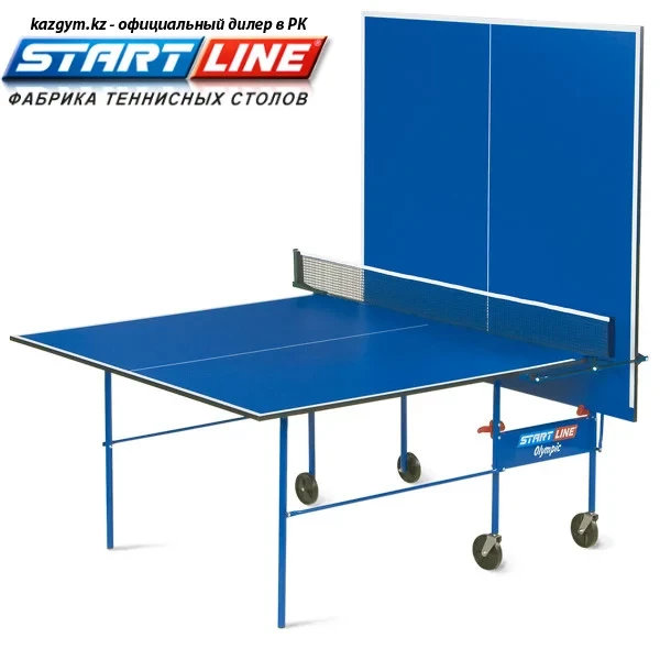 Теннисный стол Start Line Olympic BLUE с сеткой - фото 2 - id-p101779918