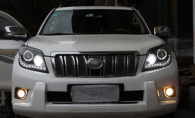 Передние фары для Toyota Land Cruiser Prado 2010-2013 - фото 5 - id-p107422763