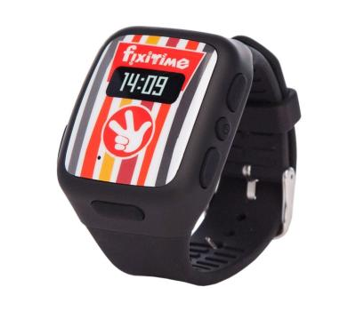 Смарт-часы Elari FixiTime, 0.64 , 2G, GPS/LBS, SIM, USB, Black - фото 1 - id-p107422790