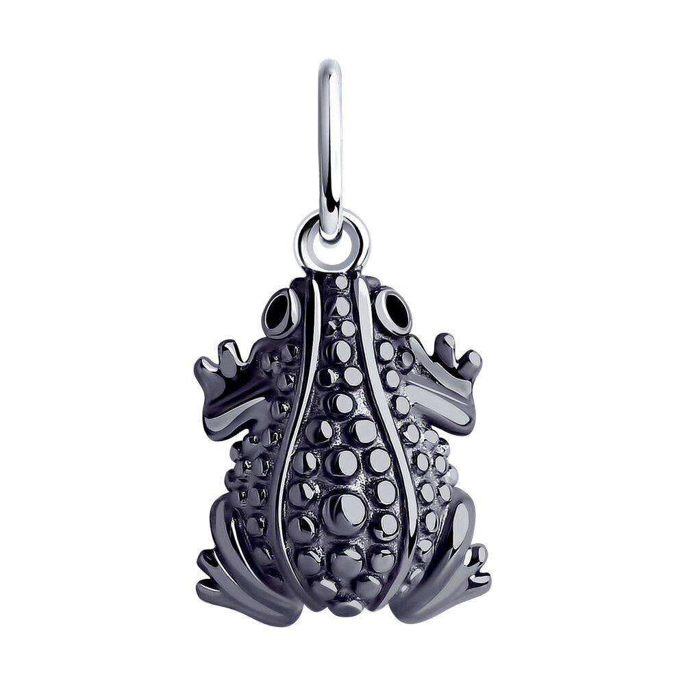 Подвеска из серебра с эмалью DIAMANT ( SOKOLOV ) 94-130-01094-1 покрыто родием коллекц. Подарки на любой