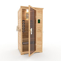 Одноместная инфракрасная сауна с керамическим излучателями. Размер: 1000*1000*2000
