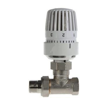 Клапан / вентиль радиаторный регулирующий прямой термостатический Ду 15 - фото 1 - id-p107432945