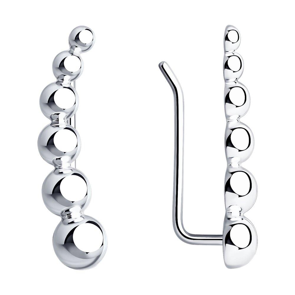 Серьги из серебра Diamant 94-120-01506-1, фото 1