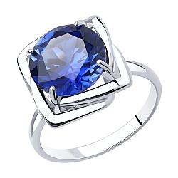 Кольцо из серебра с корундом Diamant 94-310-00985-3 позолота