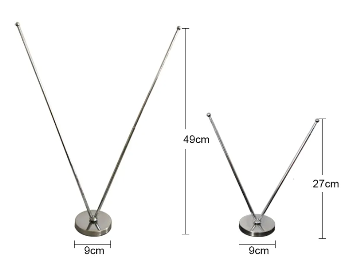 Флагшток телескопический металлический настольный трех рожковый ...