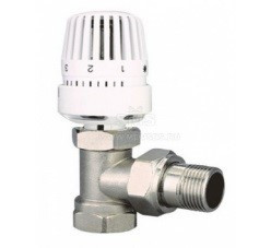 Клапан / вентиль радиаторный регулирующий угловой термостатический Ду 15