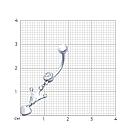 Пирсинг из золочёного серебра с фианитом SOKOLOV 94060084 покрыто  родием, фото 2