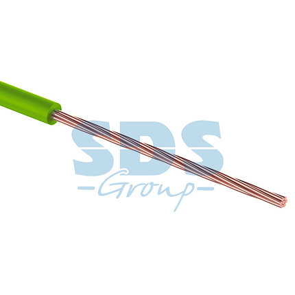 Провод ПГВА 1 х 1.00мм², 100м, ЗЕЛЕНЫЙ REXANT, фото 1