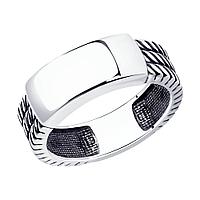 Кольцо из серебра SOKOLOV 95010198 чернение