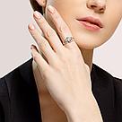 Кольцо из серебра с фианитами DIAMANT ( SOKOLOV ) 94-110-00735-1 покрыто  родием, фото 3