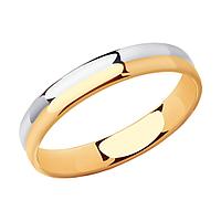 Обручальное кольцо их золочёного серебра Diamant 93-111-01453-1 позолота