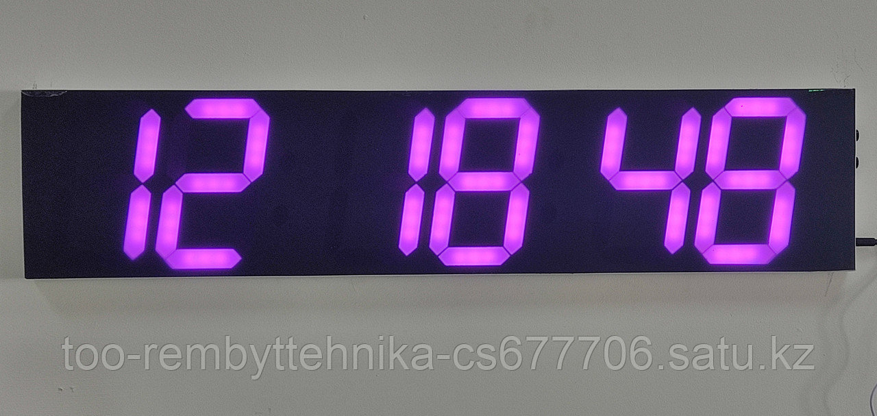 Электронные светодиодные часы с термометром HE900х200 - фото 1 - id-p97702574