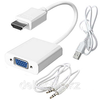 Разъем Ruichi HDMI (m)-VGA (f)+AUX Power