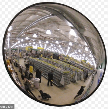 Зеркало сферическое обзорное противокражное 300мм