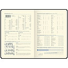 Ежедневник недатированный, А5, 136л., кожзам, Berlingo "DoubleWhite", серебряный срез, с резинкой, б, фото 4