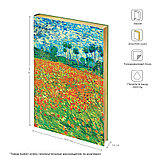 Записная книжка А5 80л. ЛАЙТ, кожзам, Greenwich Line "Vision. Van Gogh. Poppy field", тон. блок, зол, фото 3