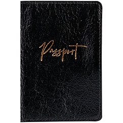 Обложка для паспорта OfficeSpace "Naples", кожа, глум, тиснение фольгой