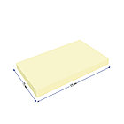 Самоклеящийся блок Berlingo "Ultra Sticky", 125*75мм, 100л, пастель, желтый, фото 3